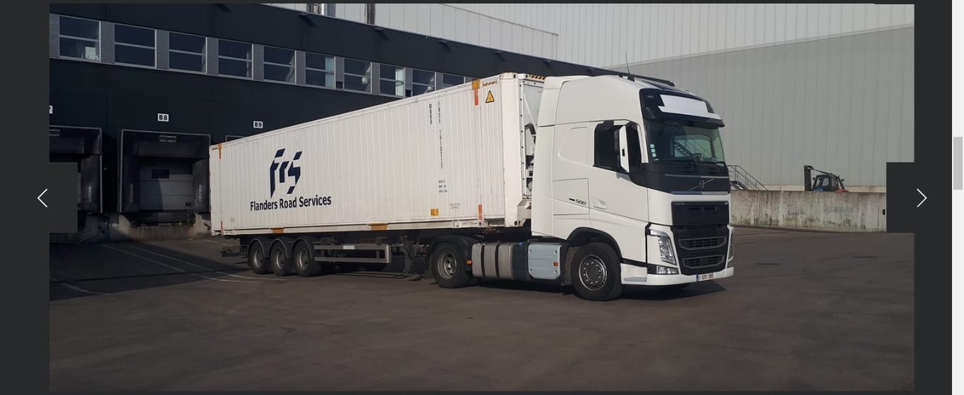 Flanders Road Services op de Transportzone in Zeebrugge