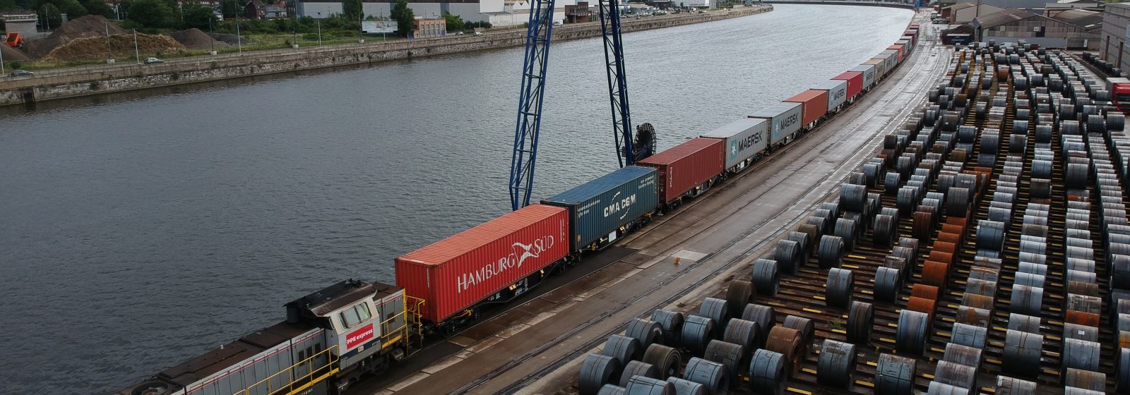 Chinatrein op Liège Container Terminals