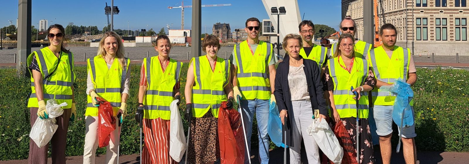 Actie Port CleanUp in Antwerpen 2023