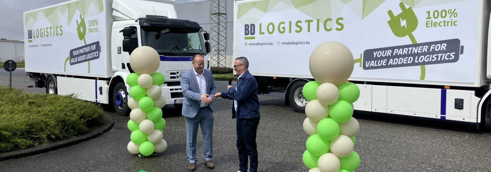 BD Logistics neemt drie elektrische Renault-trucks in ontvangst