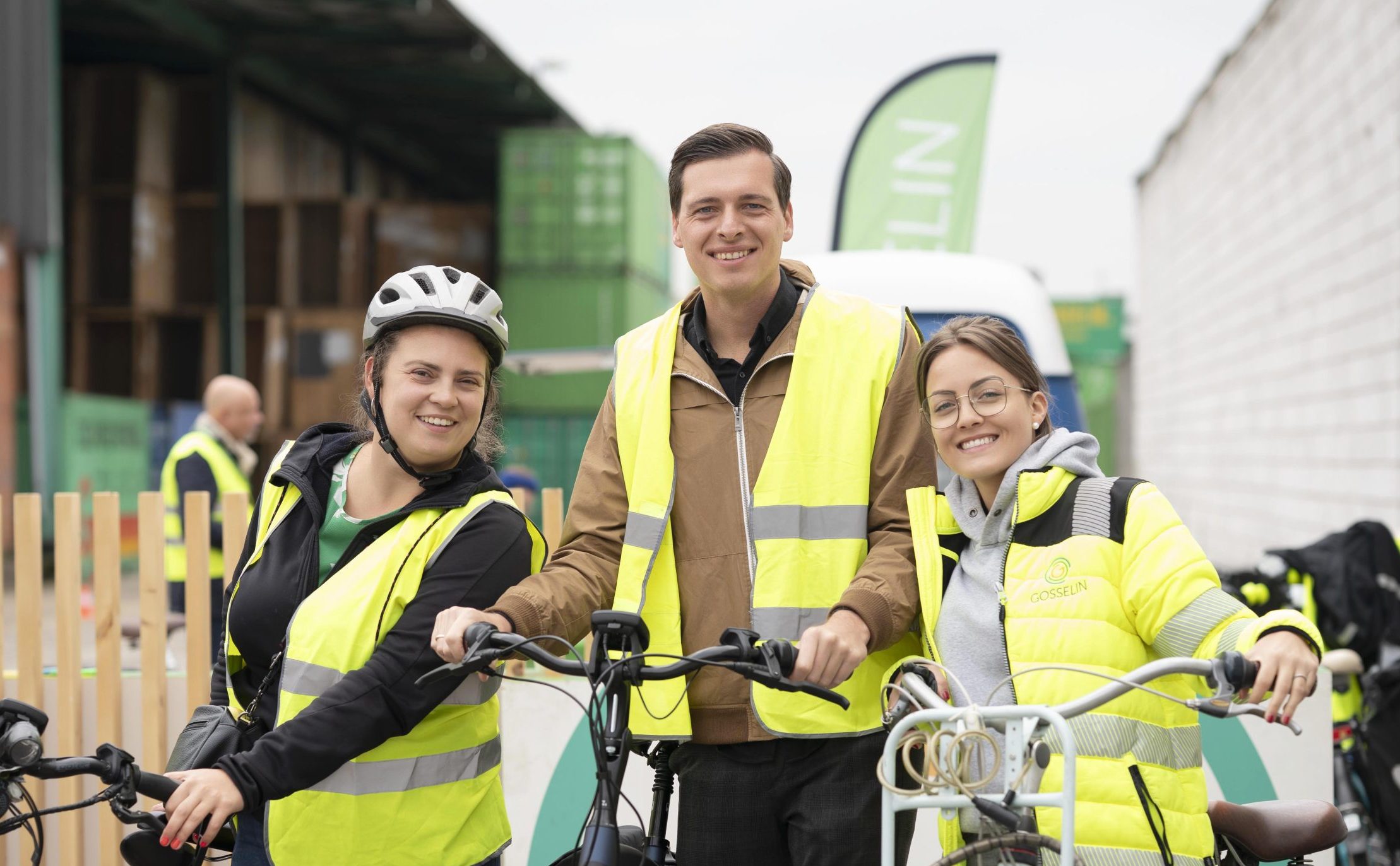 Fietspendelaars van Gosselin uit Deurne