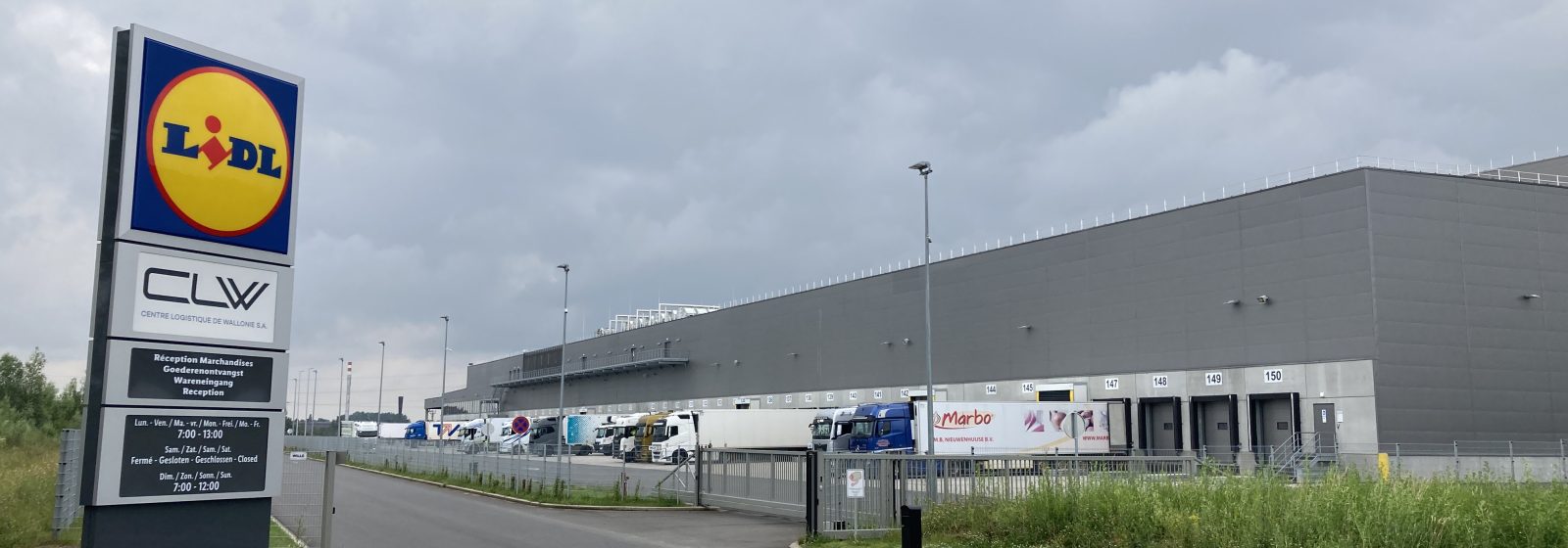 Logistiek centrum Lidl La Louvière