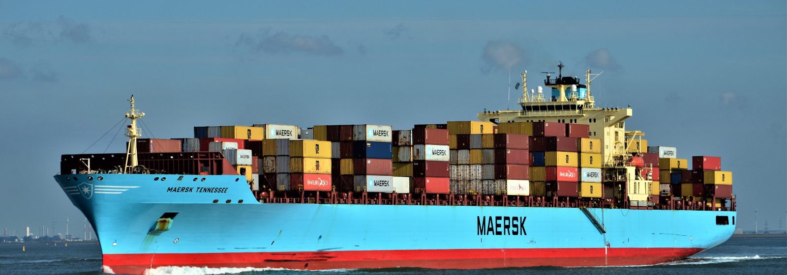 De panamax 'Maersk Tenessee' van 4.822 teu
