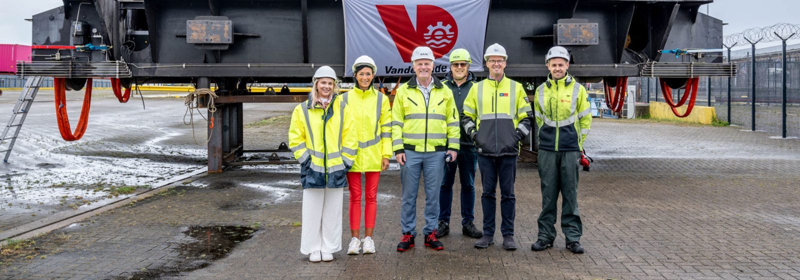 Onderdeel Kallosluis via Haven Oostende naar Vandezande in Diksmuide