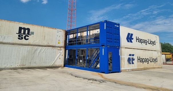 Reefer racks River Terminal Wielsbeke