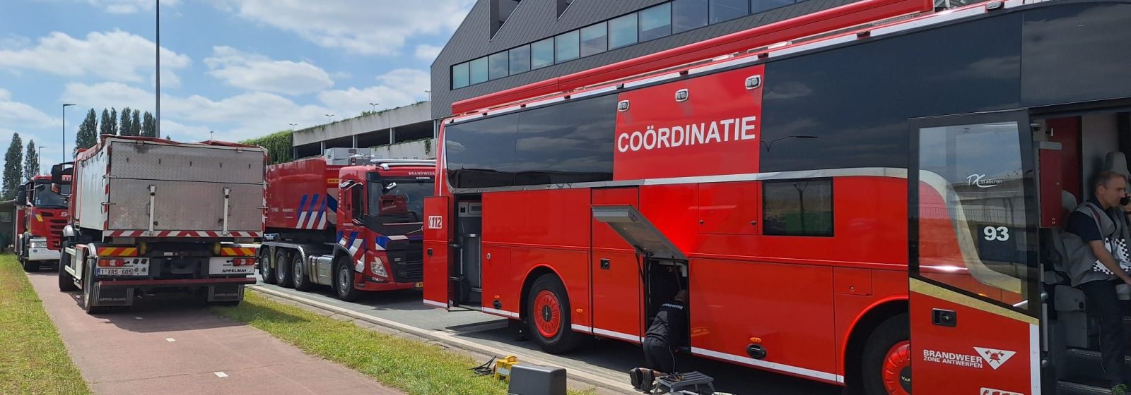 Eerste inzet Brandweernetwerk Zeehaven-Schelde (BZS)