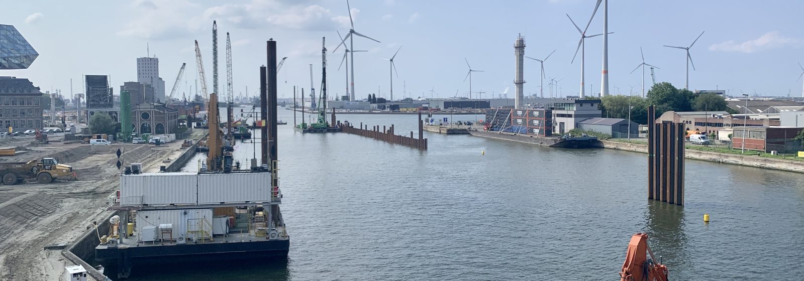 De Oosterweelwerken gaan tijdens het bouwverlof onverminderd door.