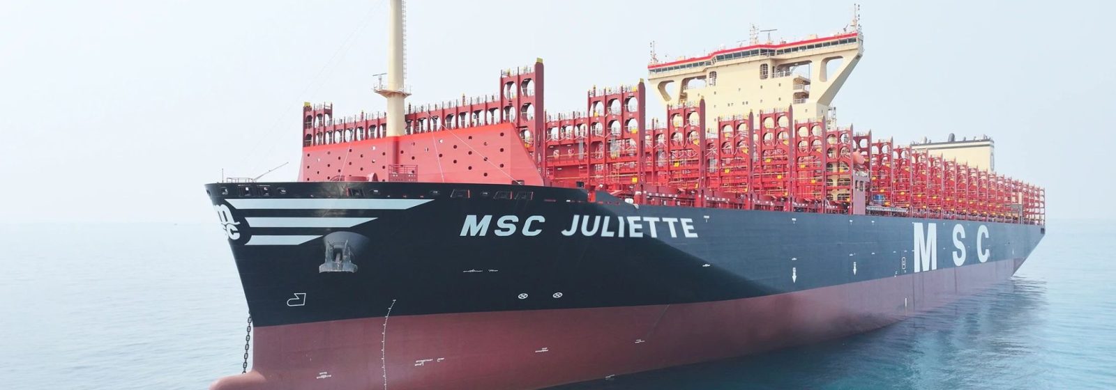 De 'MSC Juliette' van 16.616 teu