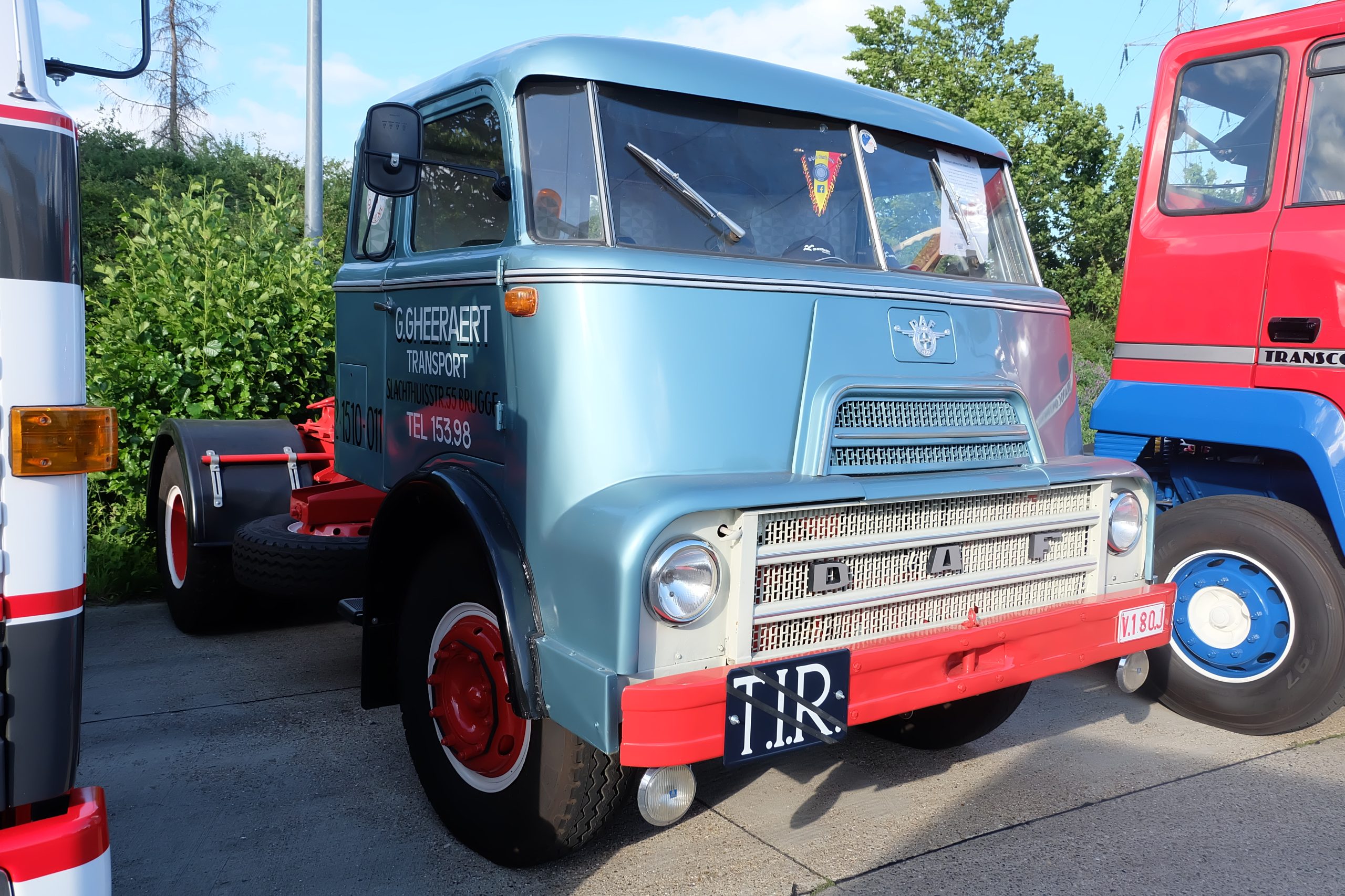 DAF 2000 DO van Brugs transportbedrijf Gheeraert