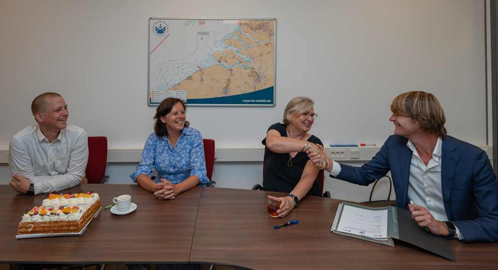 Port of Antwerp-Bruges, Havenbedrijf Rotterdam en GNB ondertekenen een gezamenlijke Non-Disclosure Agreement (NDA) in Vlissingen.