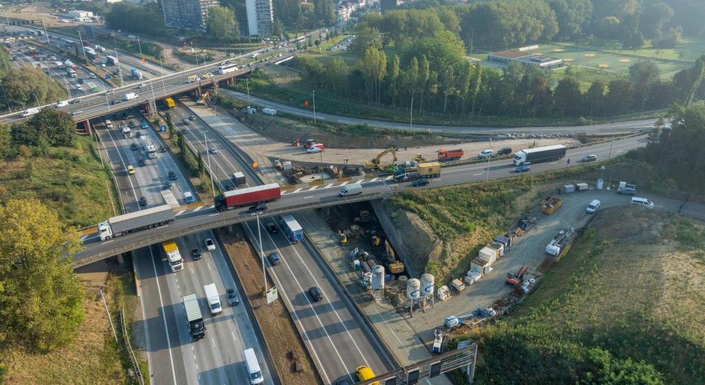 Dronebeeld R1 Oost (Antwerpen)