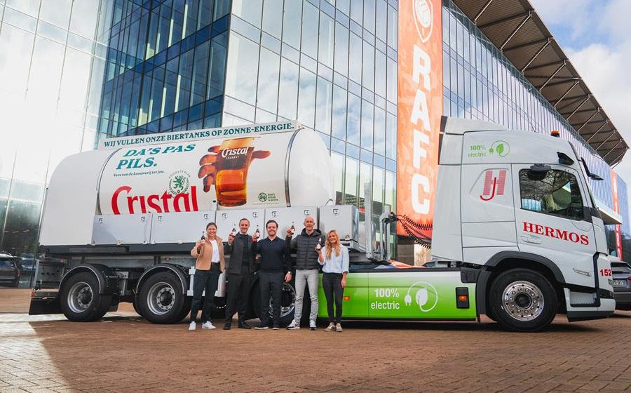 Elektrische tankbiertruck